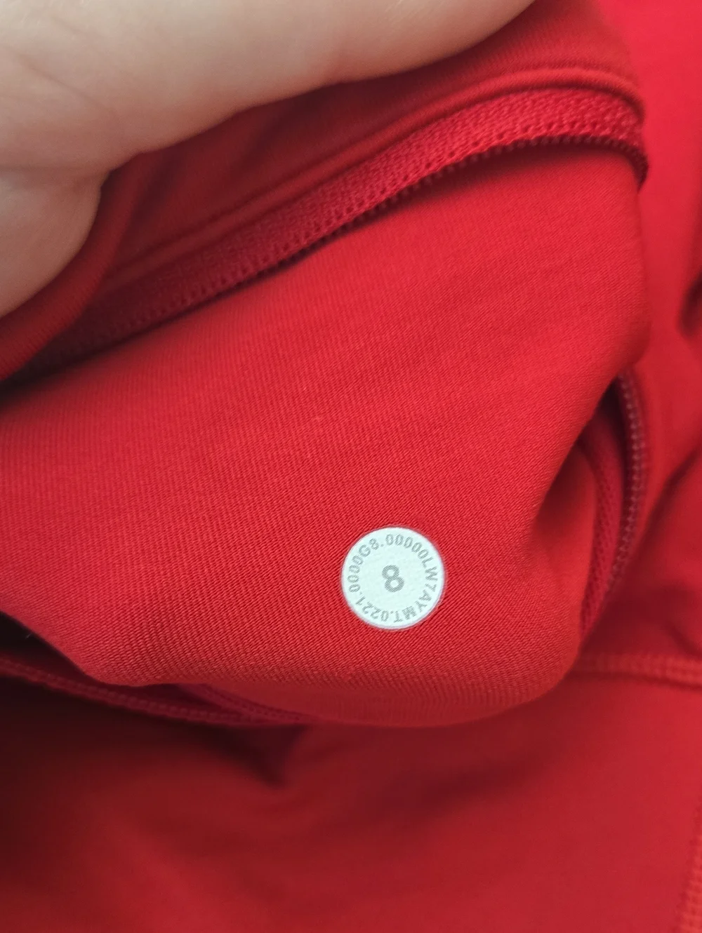 Lululemon Red Speed Short, Womens Size 8